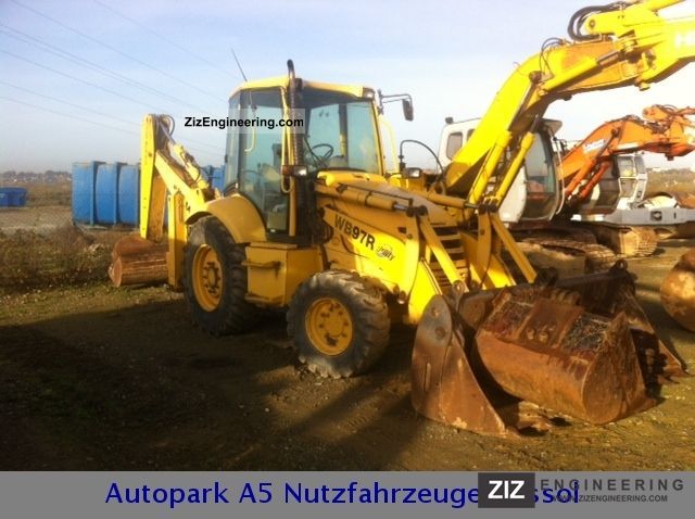 2000 Komatsu  WB97 Backhoe 4x4 Turbo R Construction machine Combined Dredger Loader photo