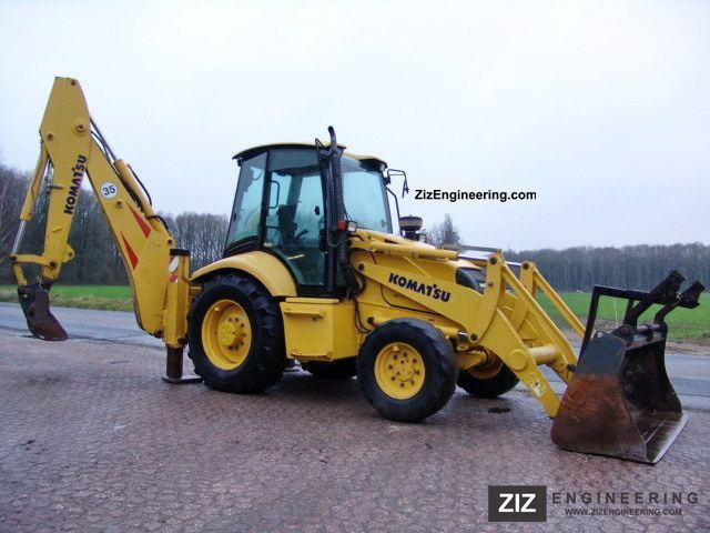 2004 Komatsu  WB93R-2 Construction machine Combined Dredger Loader photo