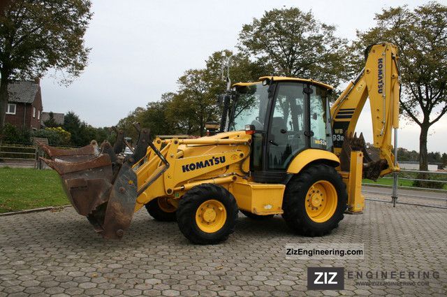 2007 Komatsu  WB93R-5 Construction machine Combined Dredger Loader photo