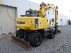 2005 Komatsu  PW 130-7K including shield + claw, spoon grave! Construction machine Mobile digger photo 3