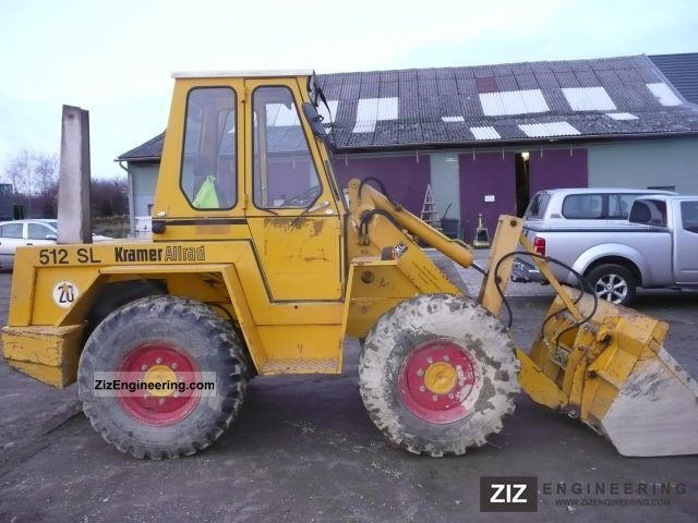 1992 Kramer  512SL Construction machine Wheeled loader photo