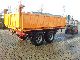 2000 Kroeger  TDK20B truck with leaf springs Trailer Three-sided tipper photo 2