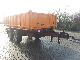 2000 Kroeger  TDK20B truck with leaf springs Trailer Three-sided tipper photo 3