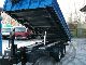 2002 Krukenmeier  Tandem dump trailers with ramps u.Luftfederung Trailer Three-sided tipper photo 4