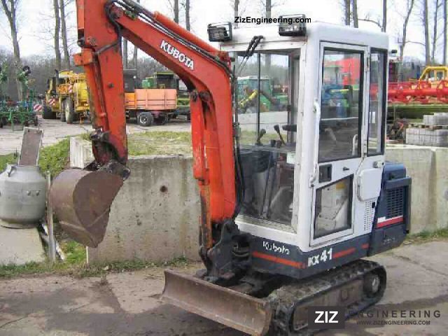 1997 Kubota  Mini Excavator KX41 Construction machine Mini/Kompact-digger photo