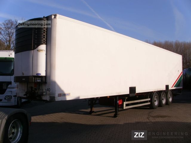 2003 Lamberet  LBW freezer with 3-axis maxima Charrier Semi-trailer Deep-freeze transporter photo