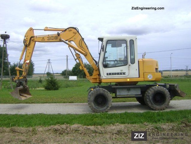 2011 Liebherr  A308 model 2002 TOP CONDITION! Construction machine Mobile digger photo