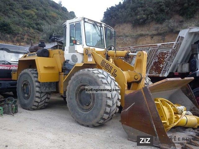 1997 Liebherr  L551 Construction machine Wheeled loader photo