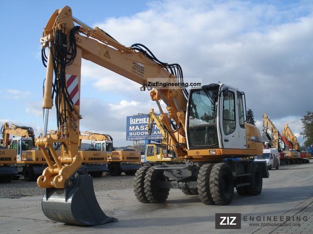 2003 Liebherr  A316LITRONIC Construction machine Mobile digger photo