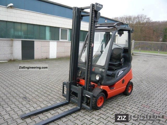 2004 Linde  H16/18T side shift, new tires. Forklift truck Front-mounted forklift truck photo