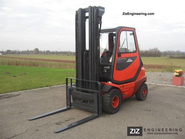 2003 Linde  H25D-02-EX-SIDE SLIDE Triplexmast Forklift truck Front-mounted forklift truck photo