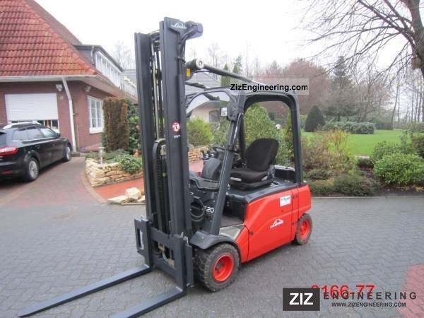 2008 Linde  E 20 PL 01 Forklift truck Front-mounted forklift truck photo