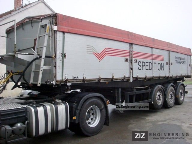 2002 Luck  Lück 2seiten kiper Semi-trailer Tipper photo