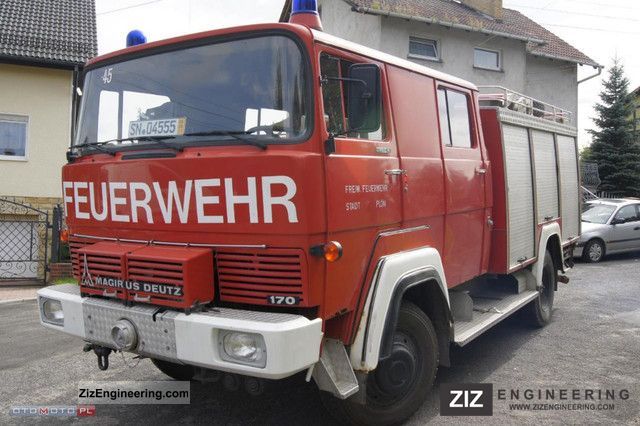 1980 Magirus Deutz  FIRE, FM 170 D 11 FA LF 16 TS 4X4 Truck over 7.5t Other trucks over 7,5t photo