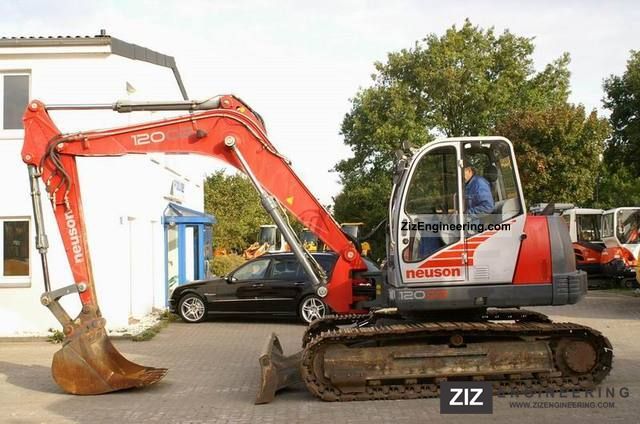2006 Neuson  12002 RD - sign AirCo, SW, drive 80% Construction machine Caterpillar digger photo