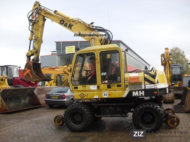 1994 O & K  MHS ** ** 2-Wegebagger/Hammerleitung/1x spoon Construction machine Mobile digger photo