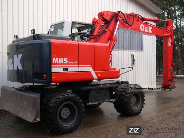 1999 O & K  MH 5 Compact Construction machine Mobile digger photo