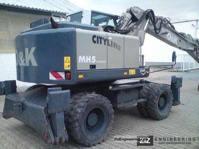 2001 O & K  MH 5 Compct CITYLINE 21T.Hydr.Verstallaussleger Construction machine Mobile digger photo