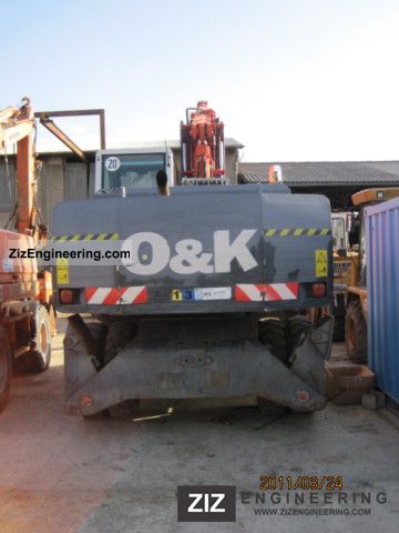 2000 O & K  MH5.5, built in 2000 Construction machine Mobile digger photo