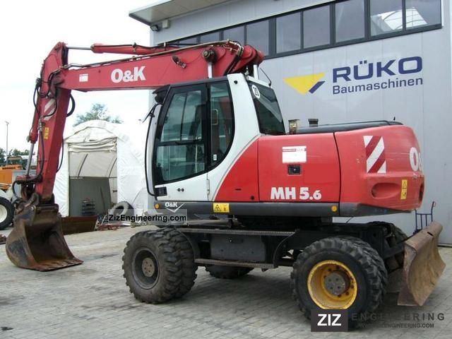 2005 O & K  MH 5.6 Construction machine Mobile digger photo