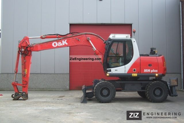 2005 O & K  MH Plus Construction machine Mobile digger photo