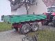1981 Obermaier  Tandem axle Trailer Three-sided tipper photo 1