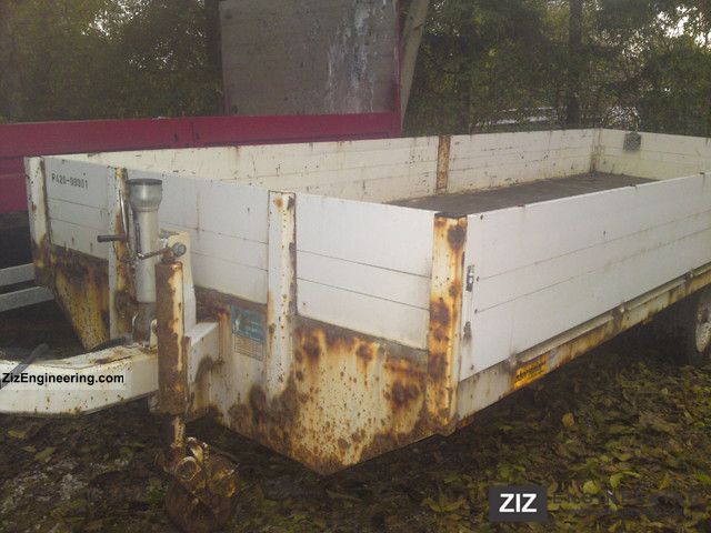 2000 Obermaier  TZP69 Trailer Stake body photo