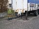 2000 Orten  2-axle tandem Tout liner disc brakes Trailer Stake body and tarpaulin photo 1