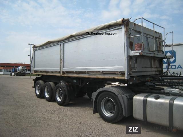1998 Orten  Tippers, tipper trailer, roll tarp, bulk Semi-trailer Tipper photo