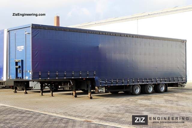 2006 Orten  3-axis stages DRINKS Jumbo saddle, hydr.Dach Semi-trailer Stake body and tarpaulin photo