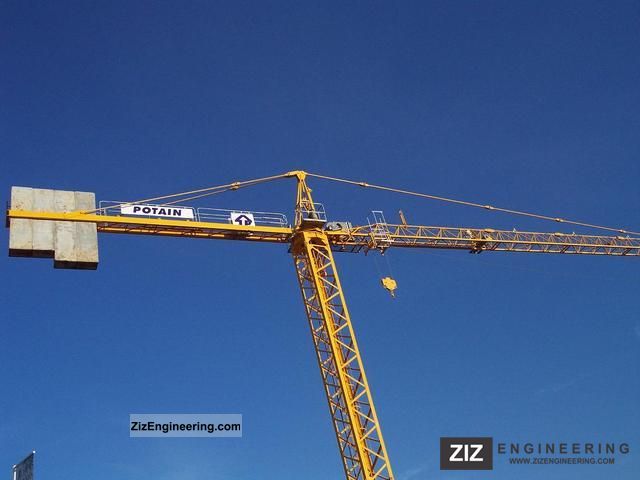 2007 Potain  MC 85 B, 50-meter boom Construction machine Construction crane photo