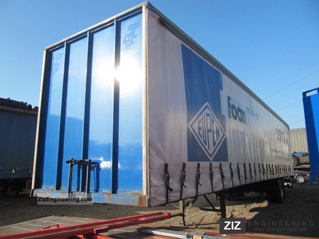 1980 Stas  0-18-PE Semi-trailer Stake body and tarpaulin photo