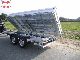 2011 Stedele  HK-401 835 S with ramps, remote control Trailer Three-sided tipper photo 1