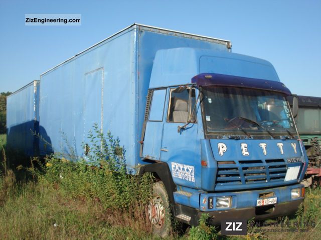 1991 Steyr  STEYR * NOT READY RIDE! * Z. cannibalizing Truck over 7.5t Stake body and tarpaulin photo