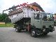 1993 Steyr  11S18 three-way tipper with crane PK 5800 Truck over 7.5t Three-sided Tipper photo 1
