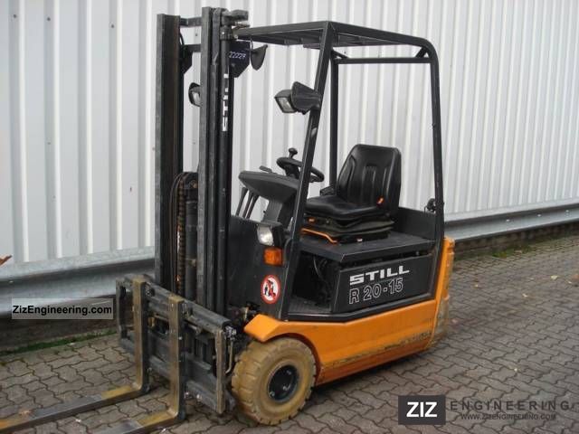 2000 Still  R 20-15 with side shift Forklift truck Front-mounted forklift truck photo
