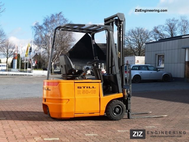 2001 Still  R 50-16 top condition, battery NEW Forklift truck Front-mounted forklift truck photo