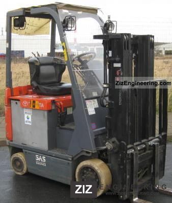 2001 Toyota  7FBCU 15 Forklift truck Front-mounted forklift truck photo