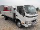 2003 Toyota  Dyna 150 with flatbed and canvas Van or truck up to 7.5t Stake body and tarpaulin photo 1