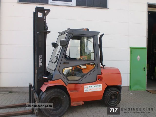 2002 Toyota  02-7FD45 Forklift truck Front-mounted forklift truck photo