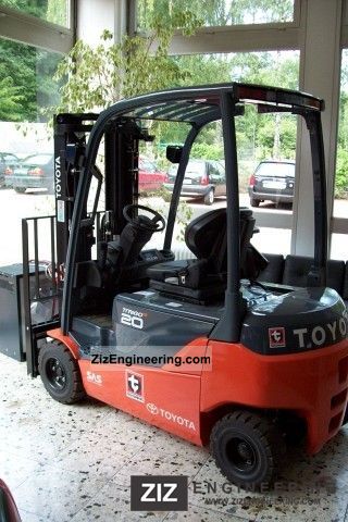 2009 Toyota  TOYOTA 8FBMT 20 Forklift truck Front-mounted forklift truck photo