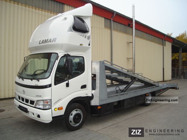 2007 Toyota  DYNA 200 L-ABSCHLEPPW. DOPPELSTOCK, rebuild! Van or truck up to 7.5t Car carrier photo