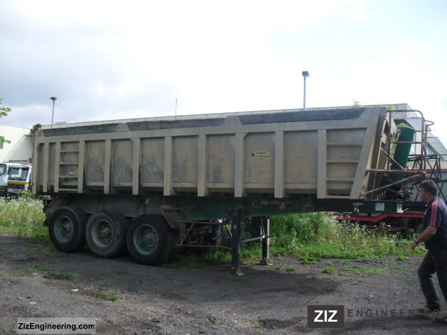 1997 Trailor  ** 3-axis Alukippmulde Blatt/5580kg curb weight ** Semi-trailer Tipper photo