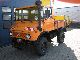 1990 Unimog  407 winter service Agricultural vehicle Loader wagon photo 2