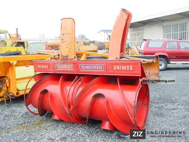 1973 Unimog  Schmidt snow blower VF3-ZW winter service Truck over 7.5t Other trucks over 7,5t photo