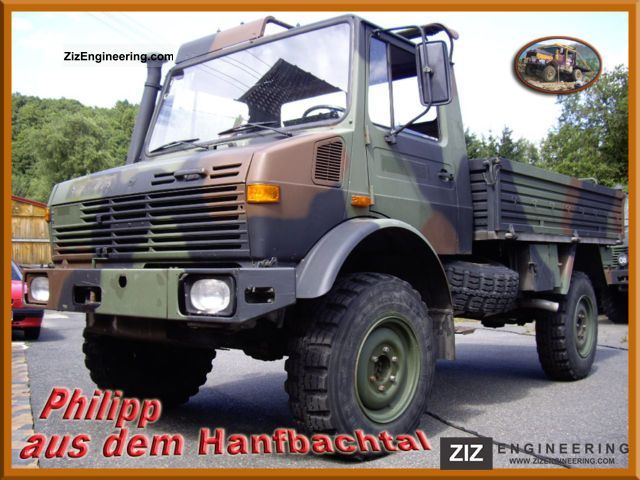 1985 Unimog  435-1300l Bundeswehr long wheelbase Van or truck up to 7.5t Stake body photo