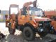 1992 Unimog  U1400 with dredging up Truck over 7.5t Traffic construction photo 1