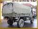 1983 Unimog  1300L 435 with winch Bundeswehr Truck over 7.5t Stake body and tarpaulin photo 2