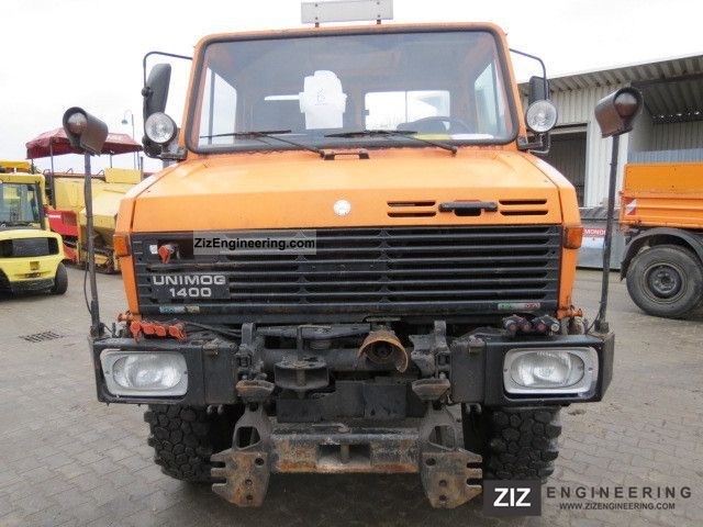1989 Unimog  U 1400 (U 427) Road network Truck over 7.5t Three-sided Tipper photo
