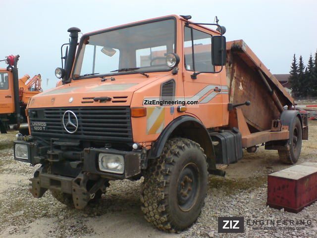 1992 Unimog  1200 T Fasieco FCAT8 Containerabsetzer Truck over 7.5t Mining truck photo